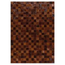 Δερμάτινο Χειροποίητο Χαλί Skin 10 Multy Brown