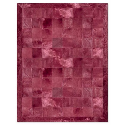 Skin 20 Pink Handmade Leather Carpet