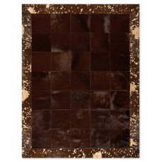 Δερμάτινο Χειροποίητο Χαλί Skin Acid Metallic 30 Brown-Bronze