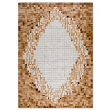 Skin Gazelle 5 Natural 001.002 Handmade Leather Carpet