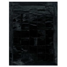 Skin 30 Black Handmade Leather Carpet