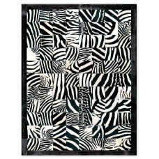 Skin 20 Zebra (Printed) Handmade Leather Carpet