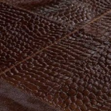Skin 20 Rivoli Brown Embossed Handmade Leather Carpet